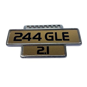 Embleem Volvo 244 GLE 2.1 Goud