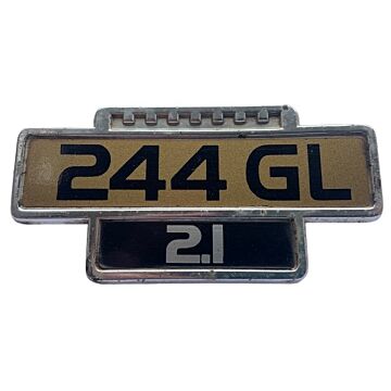 Volvo 244 GL 2.1 Embleem Gebruikt