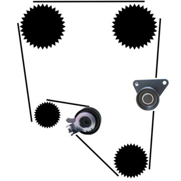 Kamremssats för Renault Laguna, Safrane, S40, S60, S70, V40, C70, V70, S80, XC90, XC70 - Volvo Part 21430015