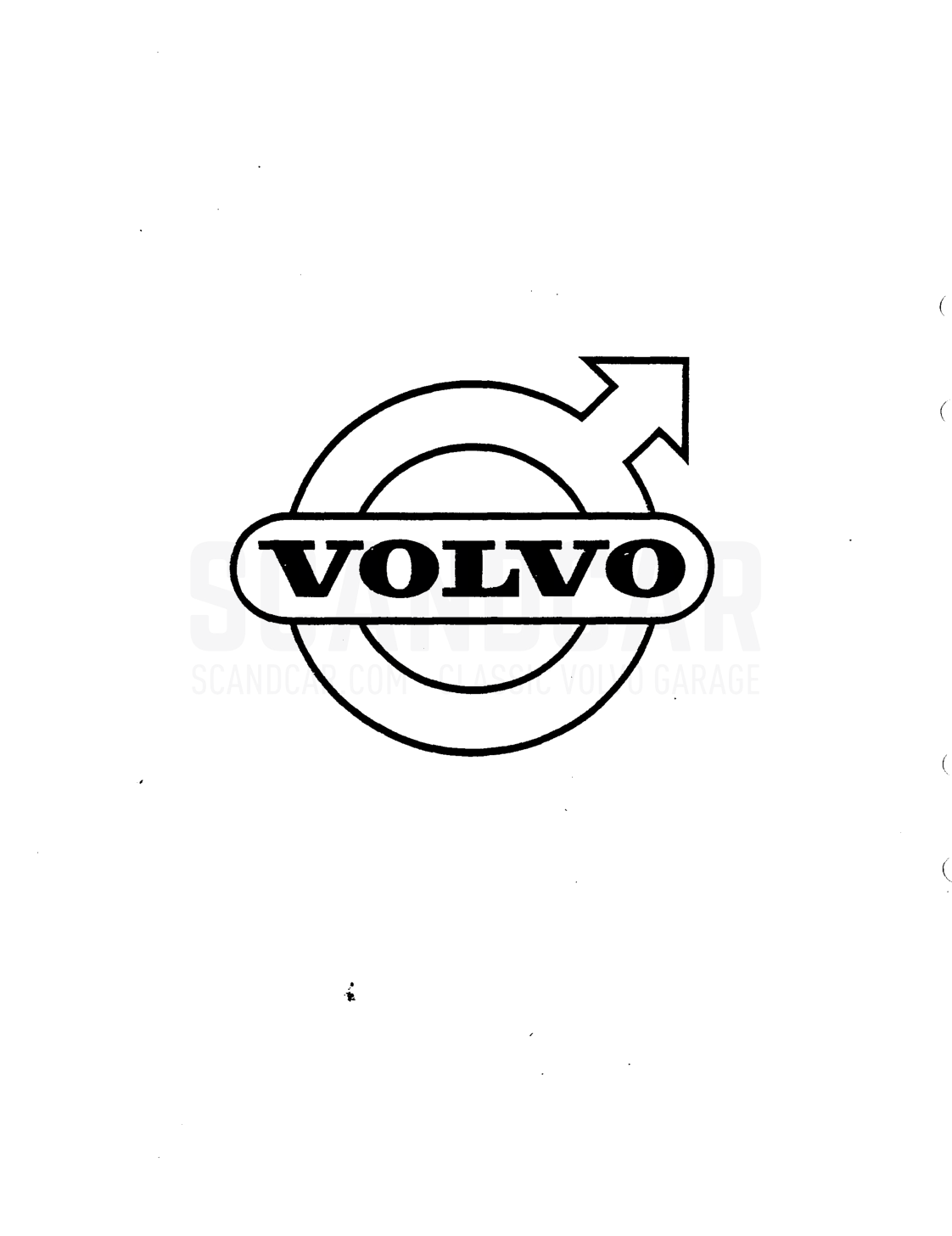 Oil filter, oil cooler - sprängskiss, Motor, Volvo P1800 S